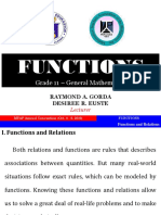 Functions: Grade 11 - General Mathematics