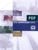 Code of Practice for Site Supervision