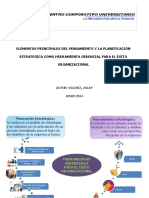 Elementos Principales Del Pensamiento y La Planificación Estrategica