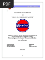 Project On Indain Oil Corporation Limited