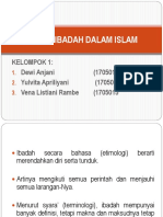 Makna Ibadah Dalam Islam