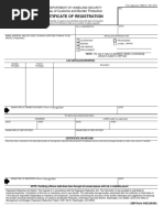 Certicate of Registration