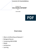 Artifcial Neural Network": "A Project On