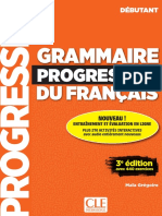 Grammaire Prog A1 Debutant 9782090380996 PDF