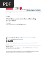 What About Classification Bias - Channeling Sandy Berman