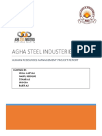 Agha Steel Industeries: Human Resources Management Project Report
