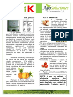Potasio Fertilizante - Nutri K - AgroSolucionesLA