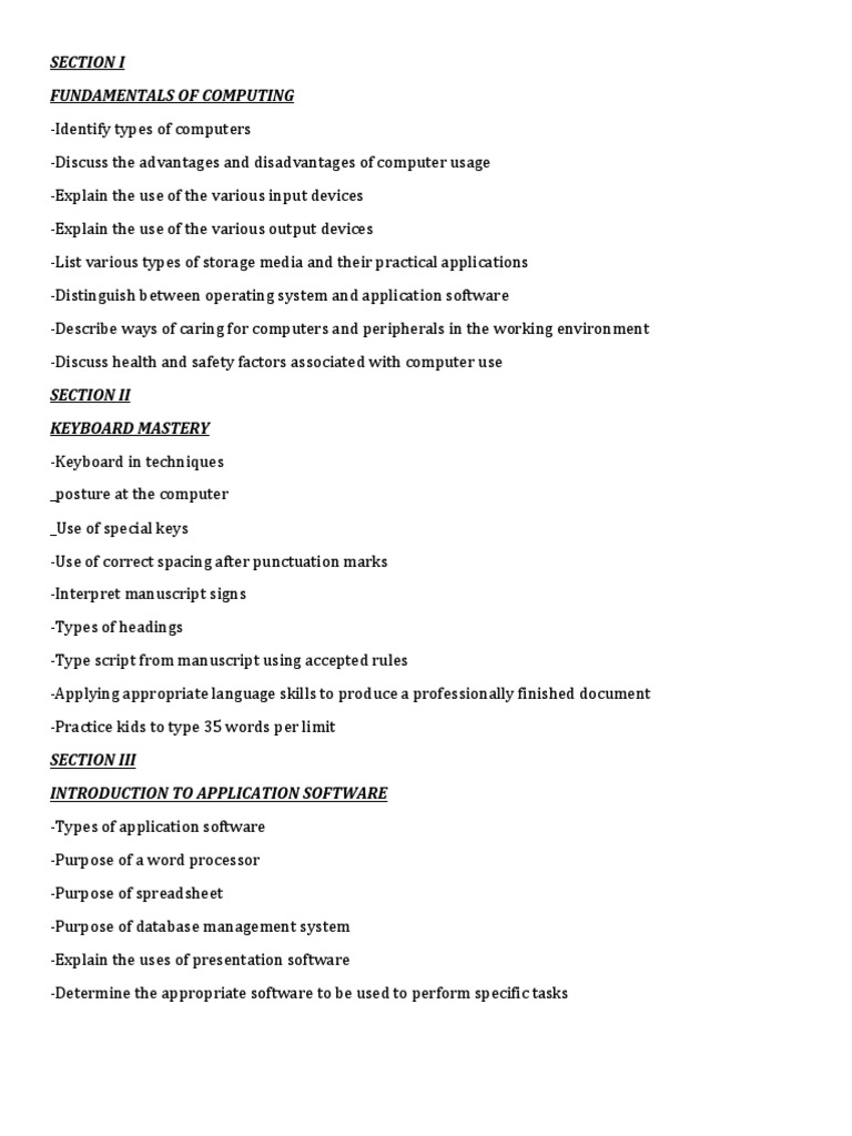 EDPM Syllabus Overview 2026 | PDF | Application Software | Document