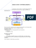Programmable Logic Controller (PLC) : Block Diagram of PLC