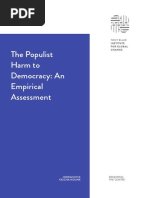The Populist Harm to Democracy an Empirical Assessment