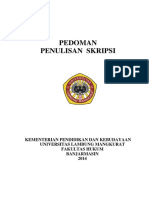 Pedoman Skripsi FH Unlam PDF