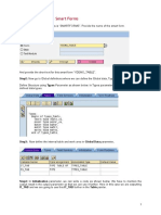 Designing Tables in Smart Forms