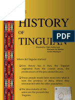 The History of the Tinguian People