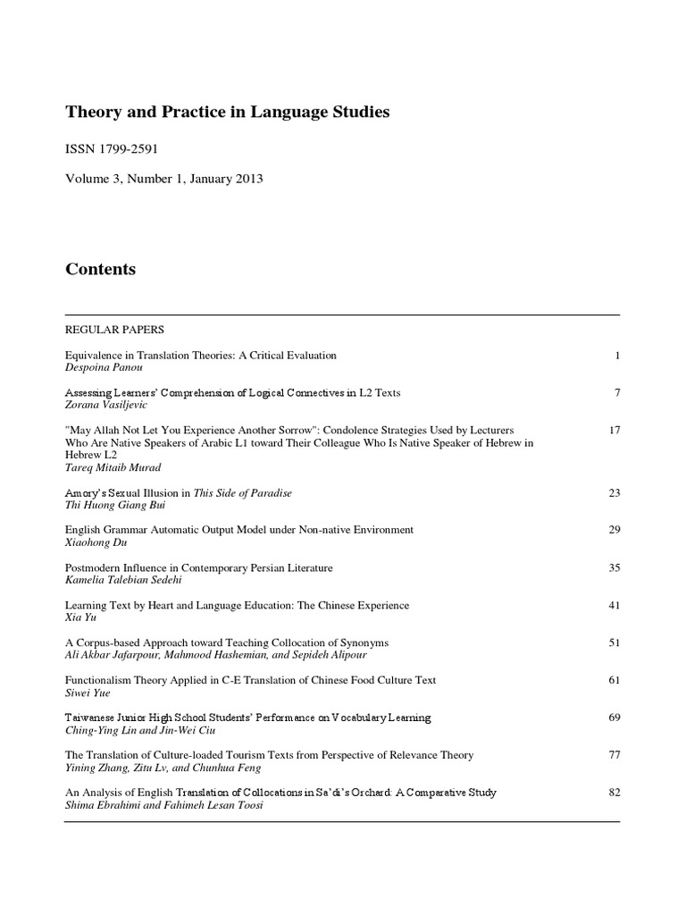 Tpls0301 Pdf Pdf Translations Reading Comprehension