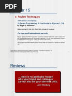 Review Techniques: Software Engineering: A Practitioner's Approach, 7/e