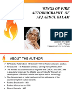 Wings of Fire Autobiography of Apj Abdul Kalam