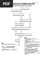 Crucigrama Nicomedes Santa Cruz