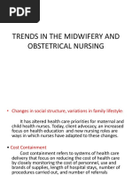 Trends in The Obstetrics