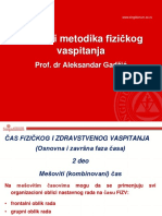 Teorija I Metodika Fizičkog Vaspitanja: Prof. DR Aleksandar Gadžić