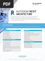 ACU - Revit Architecture - Exam Objectives PDF