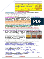 Le Suivi Temporel D Une Transformation Chimique La Vitesse de Reaction Cours 1