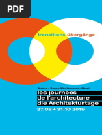 Programme Des Journées de L'architecture