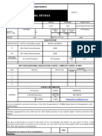 CV Format