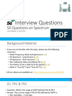 5G Interview Questions: 50 Questions On Spectrum