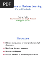 Ml Kernel Methods