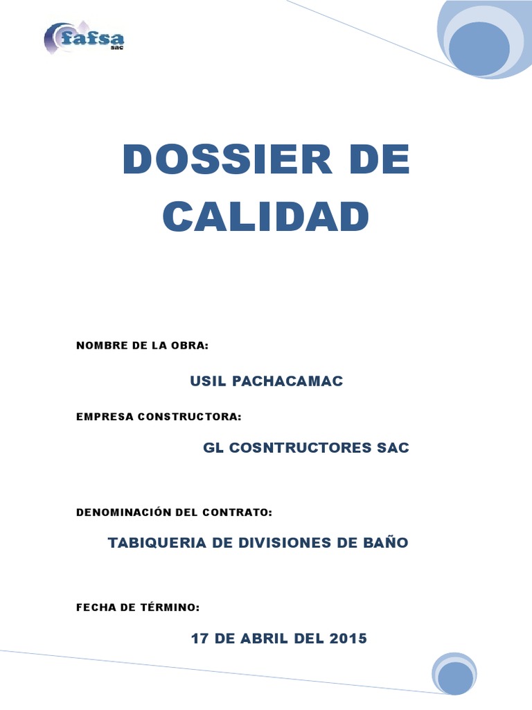 Modelo de Dossier | PDF