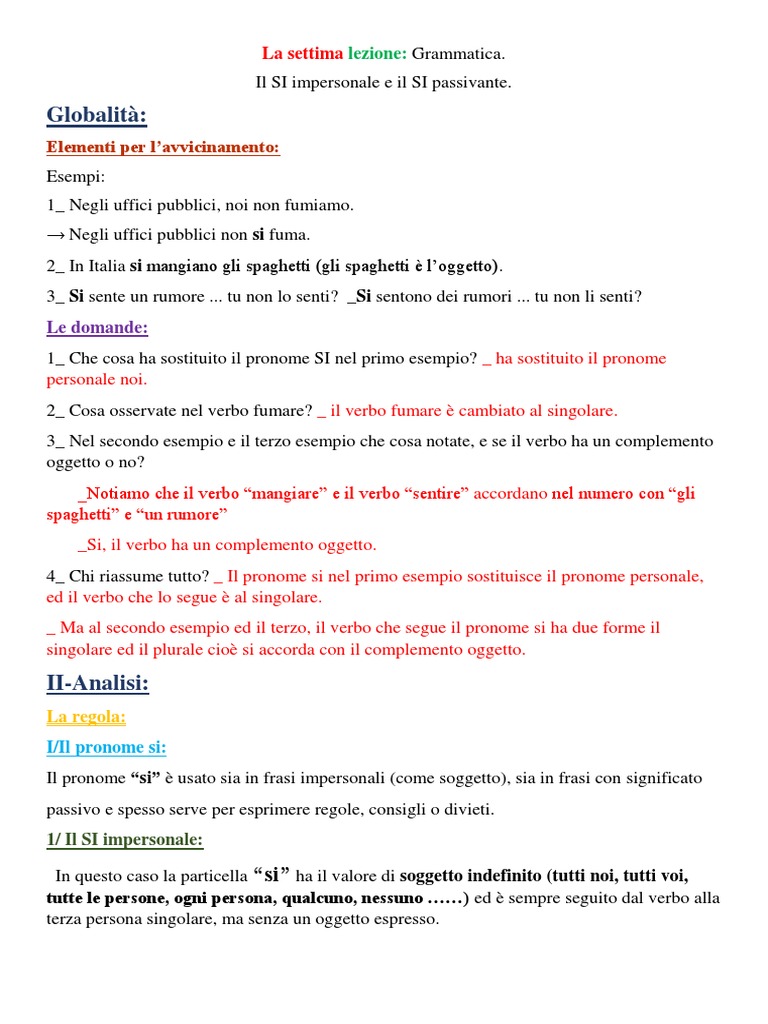 La Settima Lezione