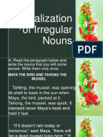 English Pluralization of Irregular Nouns