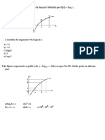 Gráfico e equações de funções logarítmicas