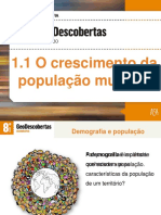 1.1 O Crescimento Da População Mundial