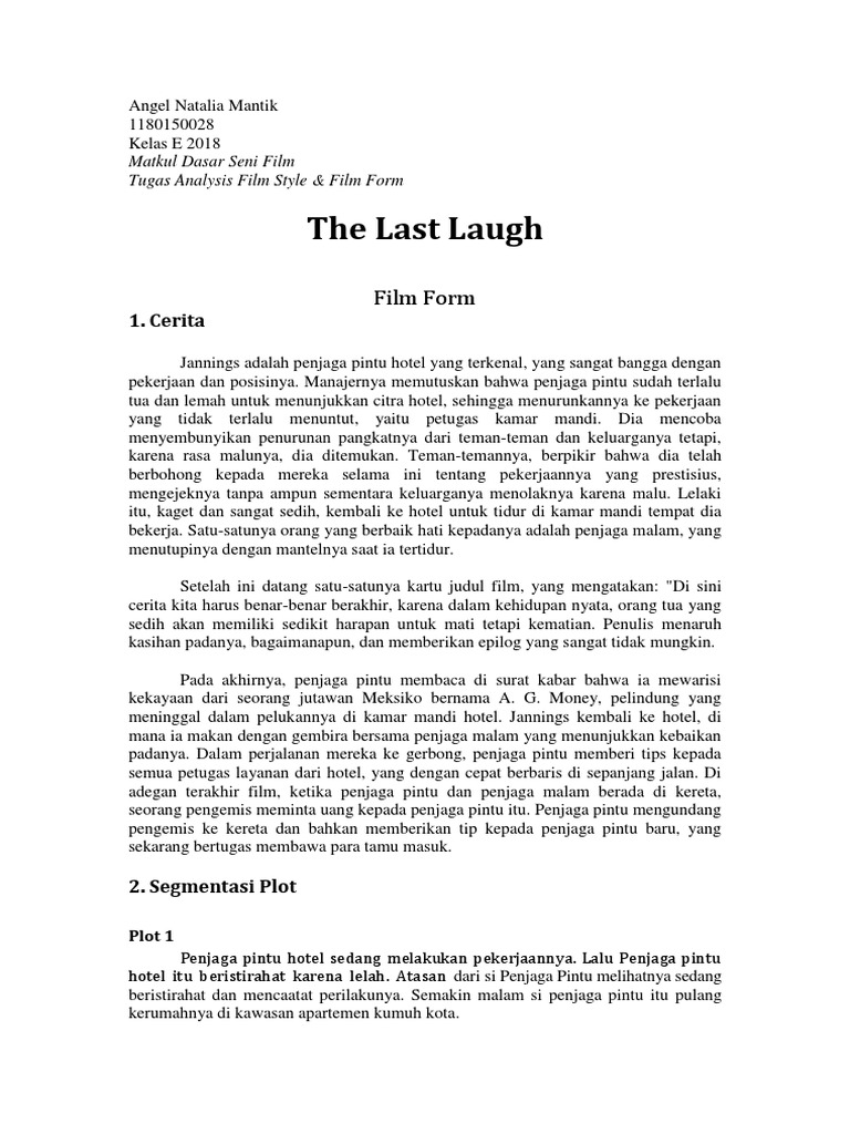 The Last Laugh Pdf : The Last Laugh script in PDF format – UXOQHV