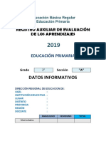 Registro Auxiliar de Evaluación 2019