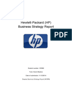 Hewlett-Packard (HP) Business Strategy Report