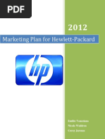 Marketing Plan For HP PDF