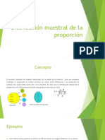 Distribución Muestral de La Proporción