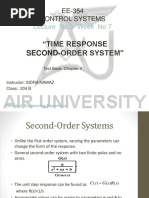 "Time Response Second-Order System": Lecture No 3 - Week No 7