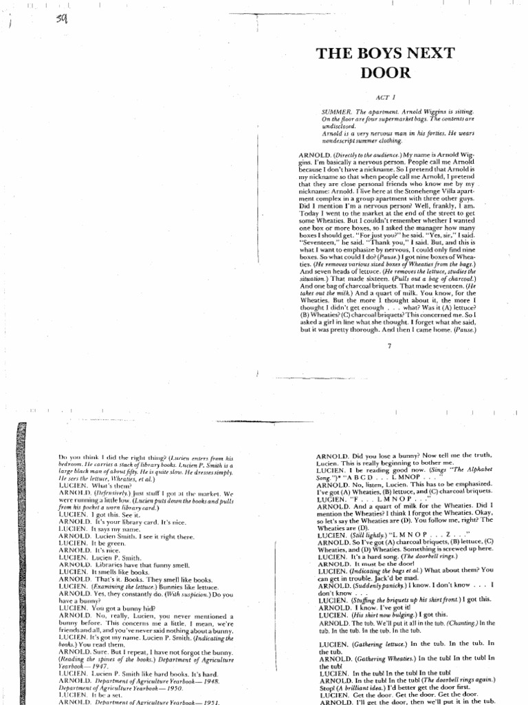 The Boys Next Door Full Text PDF Leisure Nature