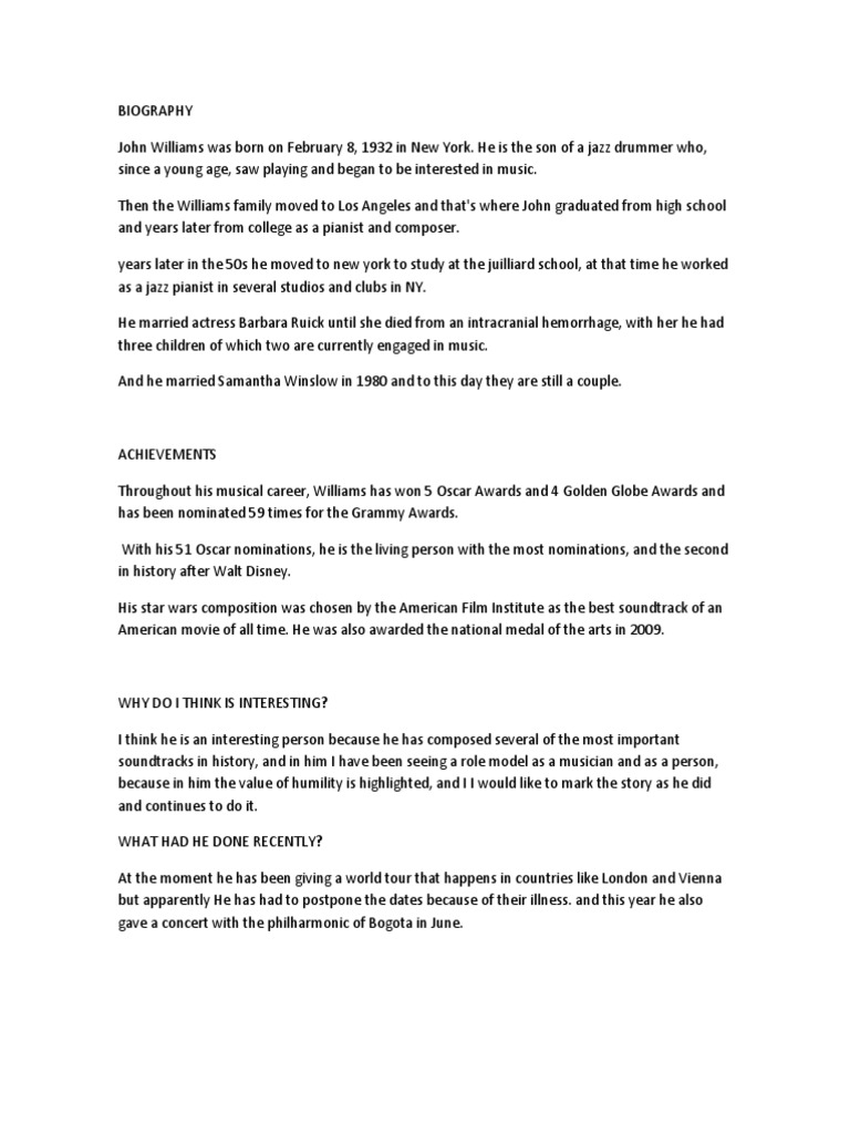John Williams | PDF