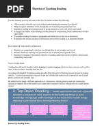 Developmental Reading Theories of Reading