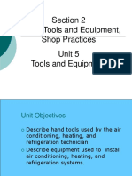 Section 2 Safety, Tools and Equipment, Shop Practices Unit 5 Tools and Equipment