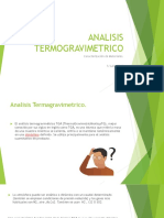 Analisis Termogravimetrico