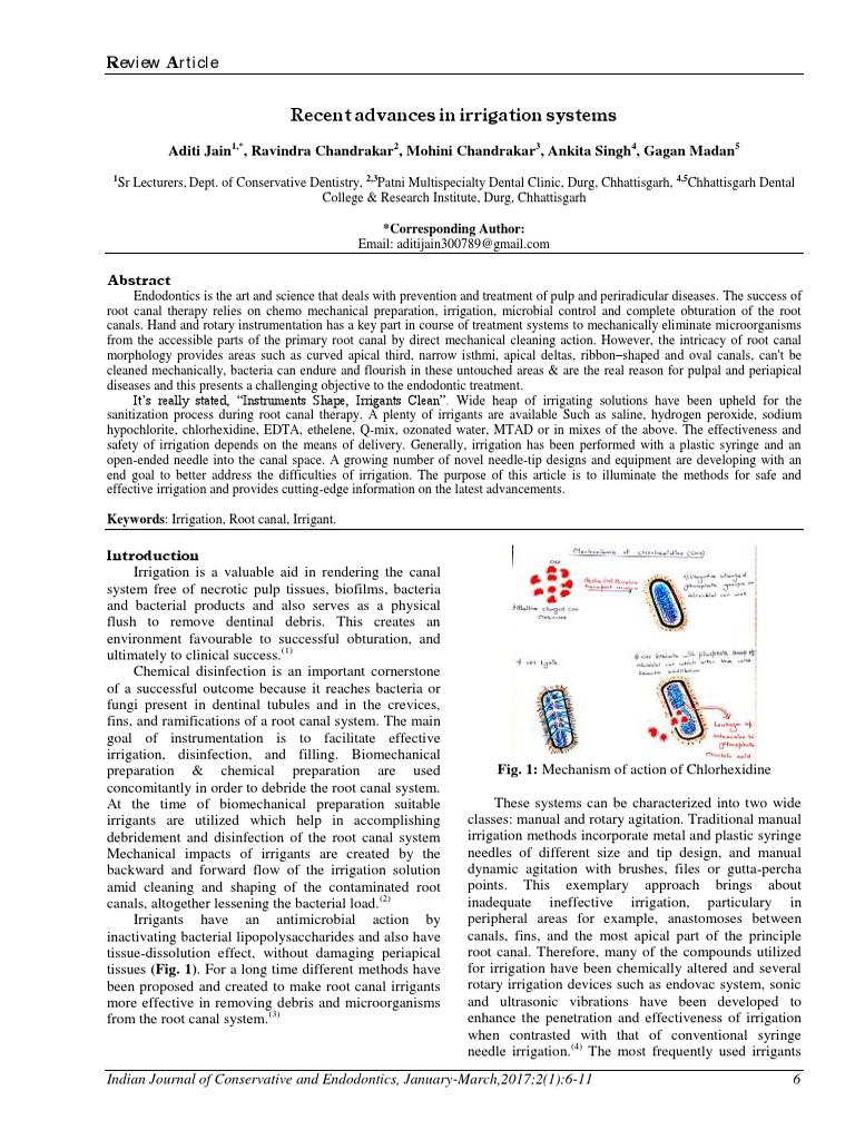 Recent Advances in Irrigation Systems PDF PDF Ultrasound Medical