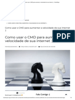 Como Usar o CMD para Aumentar A Velocidade de Sua Internet - ) - BookMaps PDF