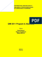 Rakovic Dejan - Arandjelovic Slavica - Micovic Mirjana - Quantum-informational medicine QIM 2011.pdf