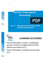 ACCT6173-Managerial Accounting