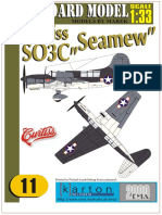 Seamew Paper Model Airplane